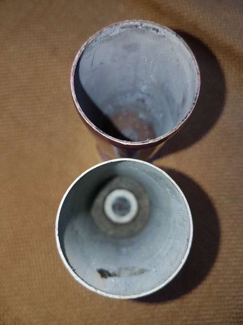 2 x SADF/ SAP era `township` duty keepsakes - empty innert 100% safe 37mm empty stopper-gun ammo ca