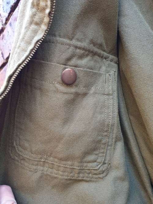 early bushwar era SADF issue olive green AFV crew-man`s fire-resistant one-piece overall size small