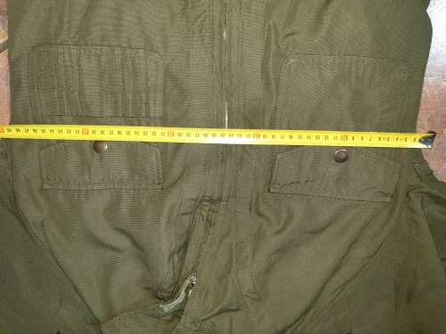 early bushwar era SADF issue olive green AFV crew-man`s fire-resistant one-piece overall size small