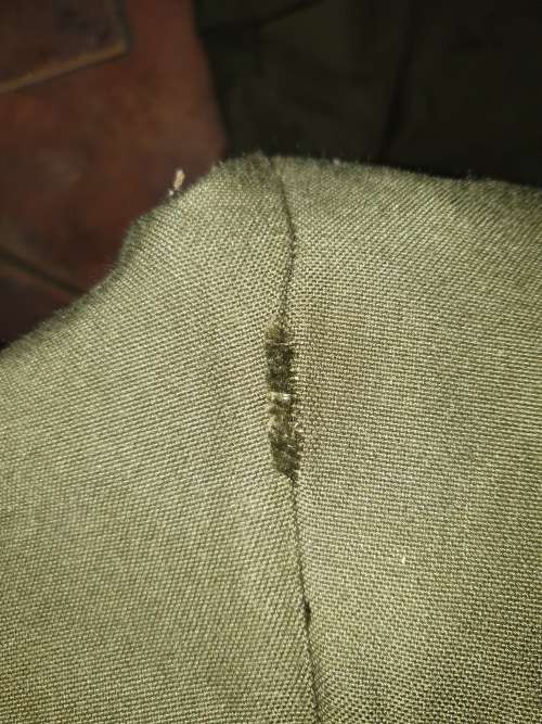 early bushwar era SADF issue olive green AFV crew-man`s fire-resistant one-piece overall size small