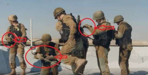 pair orginal SADF period/era Recce used suede/rawhide work (urban use) gloves - no damage/no holes