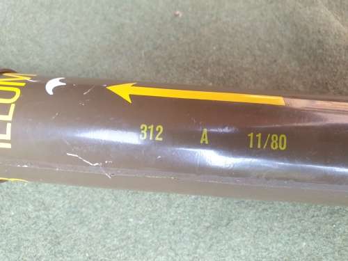 empty nutria tube SADF era (dd 1980?) EMPTY/EXPENDED 300m hand-held parachute illum flare, FFE