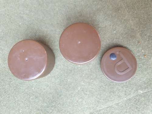 empty nutria tube SADF era (dd 1980?) EMPTY/EXPENDED 300m hand-held parachute illum flare, FFE