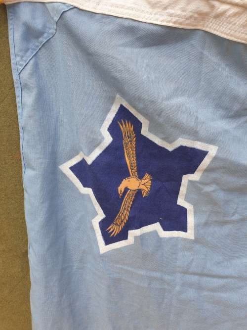 scarce SADF era original SAAF level 2 (Genl`s) storm flag approx 90cmx60cm in VERY good used cond
