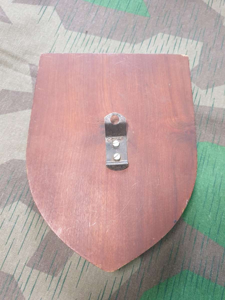 Original SADF era SWA/Angola Border war 63 Mech Bn Group plaque (metal on wood) - 4SAI Bn Infantry