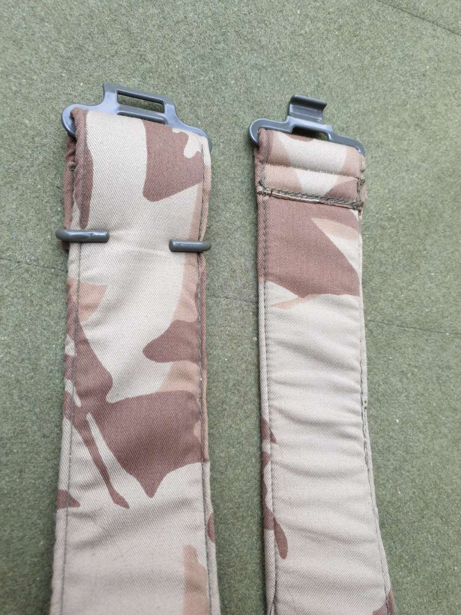 scarce adjustable (too XL) size ex Para-Military AWB right wing Org. camo uniform web-belt as new