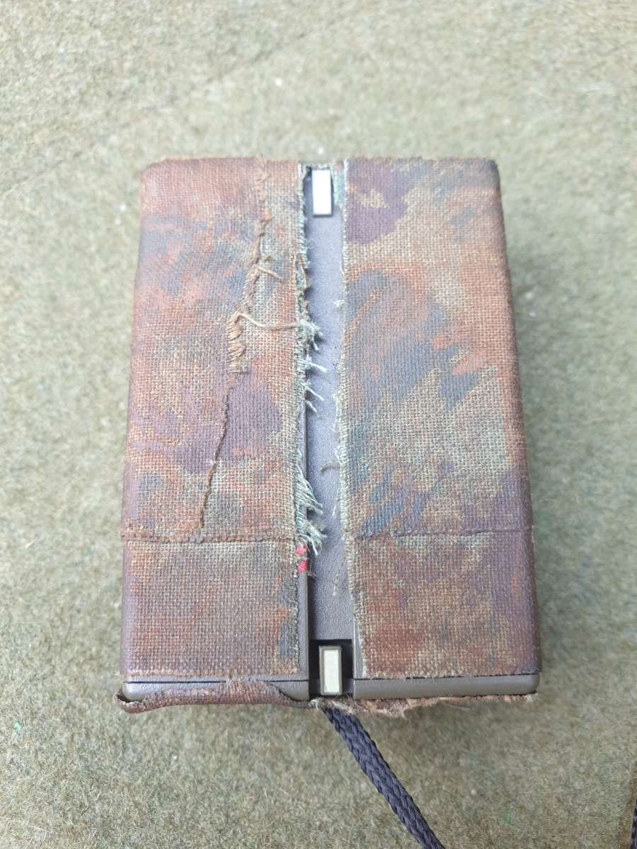 original SADF era 80s used SA SF Recce DP-1 RECTA Swiss small marching compass custom camo`ed