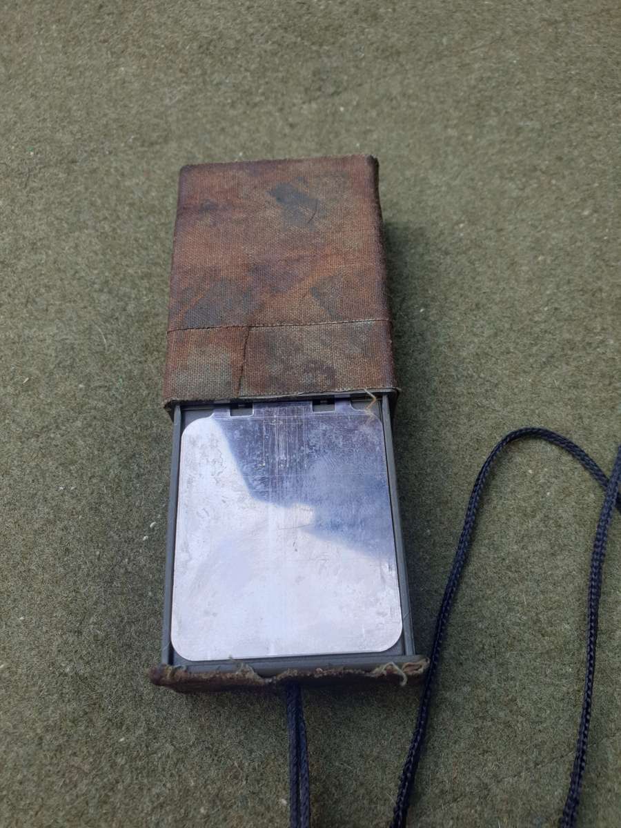 original SADF era 80s used SA SF Recce DP-1 RECTA Swiss small marching compass custom camo`ed