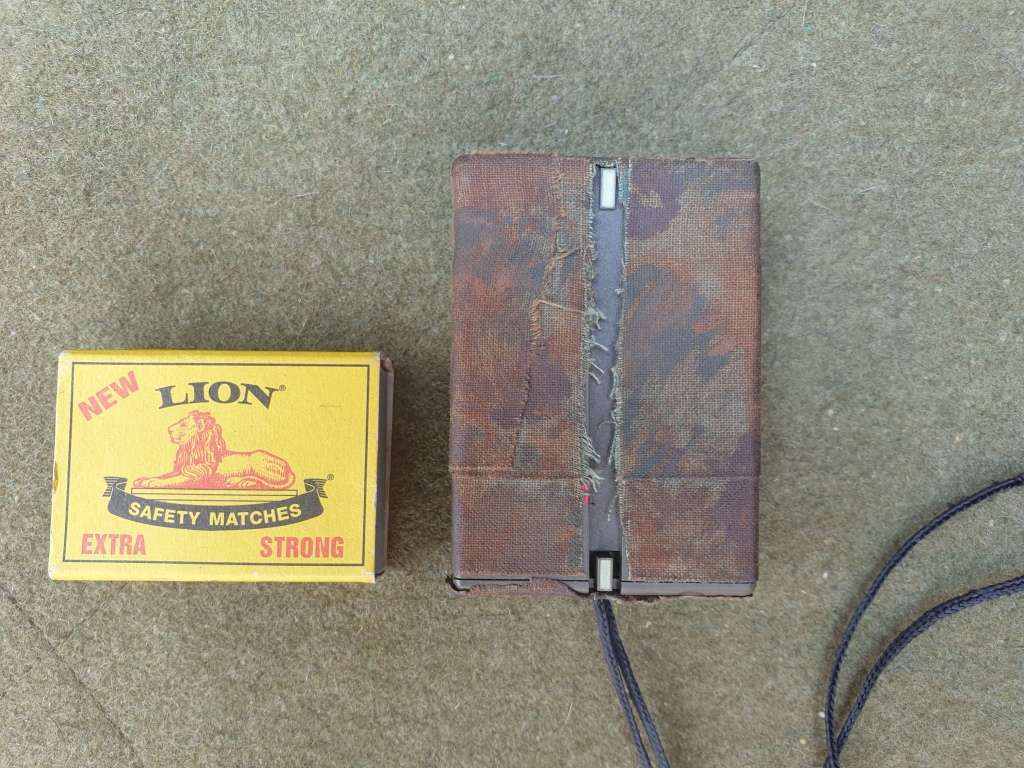 original SADF era 80s used SA SF Recce DP-1 RECTA Swiss small marching compass custom camo`ed