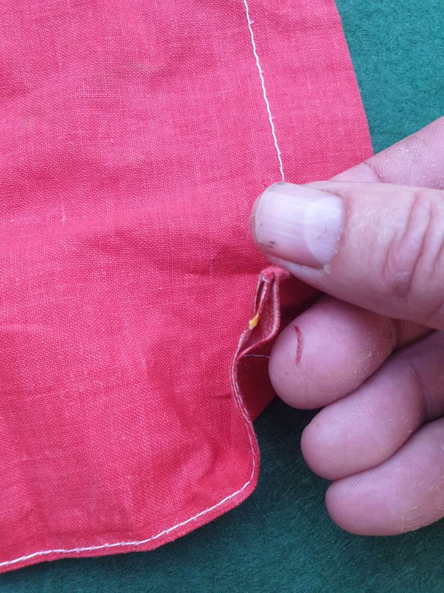 100% original SWA/ Angola period FNLA small battle flag - collected drect from SADF vet of Op Savanh