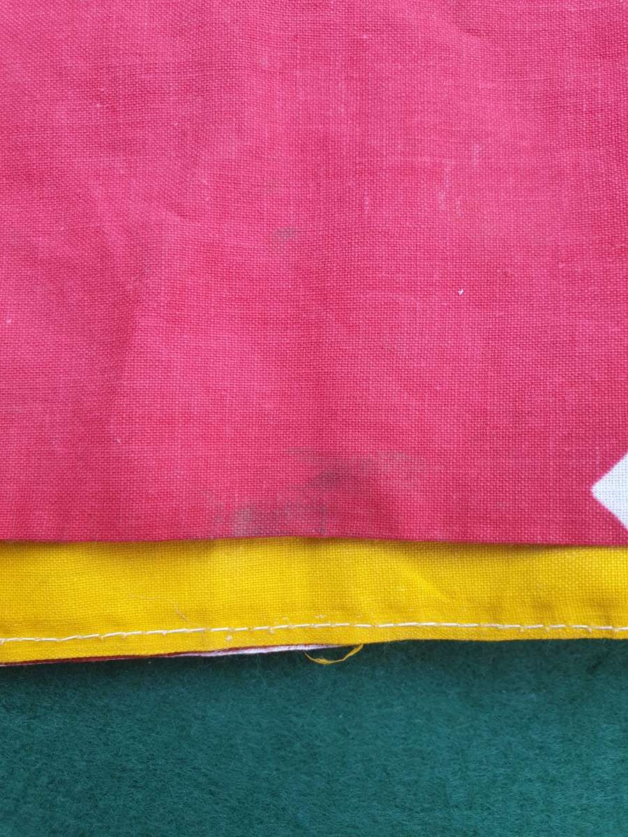 100% original SWA/ Angola period FNLA small battle flag - collected drect from SADF vet of Op Savanh