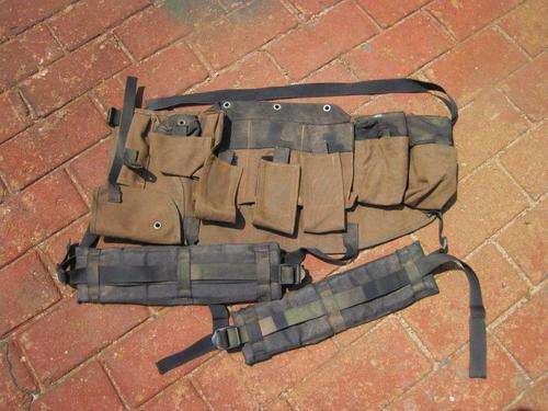 SA Army Para Batteleur 90 webbing - very good condition