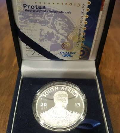 **2013 PROTEA LIFE OF A LEGEND 1: CHILDHOOD**NELSON MANDELA PROOF SILVER R1**2 AVAILABLE**