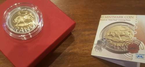 **2008 COIN WORLD OOM PAUL MINT MARK UNC R5**IN SA MINT BOX WITH COA** BEAUTIFUL COIN**