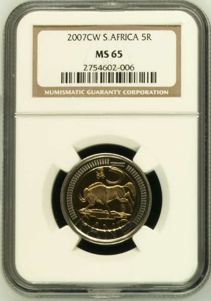 **2007 COIN WORLD OOM PAUL MINT MARK MS65 NGC GRADED R5**WITH COA**