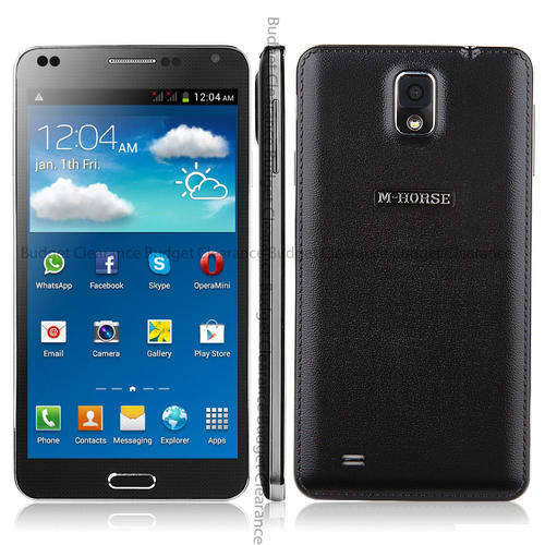 Android Note3 3G/GPS Smartphone with 5.5 inch M-horse 1.3GHz Dual Core Special LOCAL STOCK - BLACK