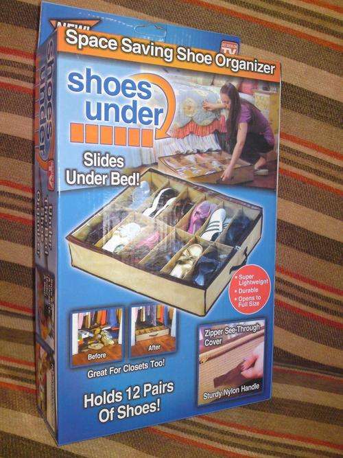 SHOES UNDER, SHOE STORAGE SYSTEM, AS ON TV!!!