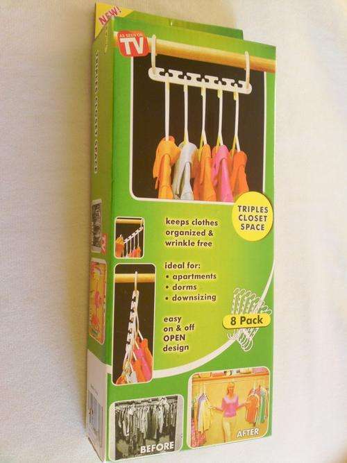 SPACE SAVING 6to1  HANGER SYSTEM !!!PACK OF 8!!!