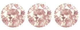 Totally Amazing 0.06tcw (3pcs) Natural Pale Pink Diamonds - Diamond Cut - VS - 1 bid for ALL