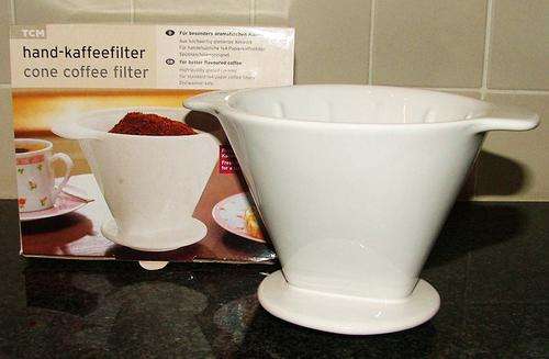Ceramic Coffee Filter Cone by Tchibo