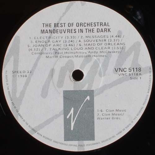 OMD - The Best of OMD (LP - Vinyl Record)