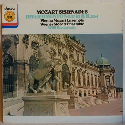 Mozart - Wiener Mozart Ensemble, Willi Boskovsky - Divertimento No 17 In D Major (LP -Vinyl Record)