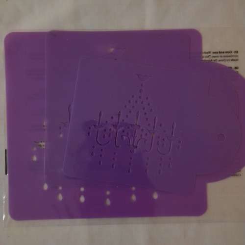 Cake Stencil Set 3pc Chandeliers