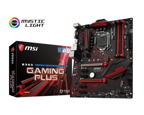 MSI B360 Gaming Plus + Intel Core i5 9400 + Corsair Vengeance RGB PRO DDR4 3200Mhz