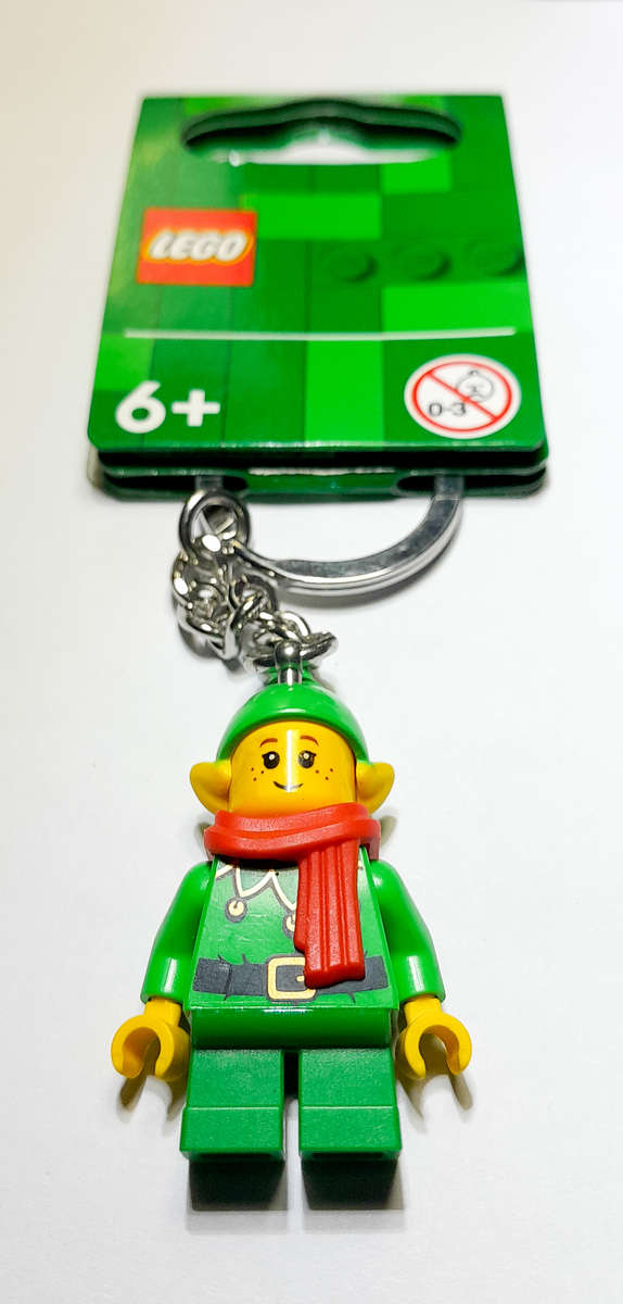 Lego Christmas Elf Key Chain