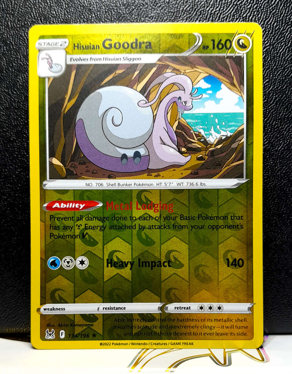 Hisuian Goodra 134/196 - Reverse Holo Rare