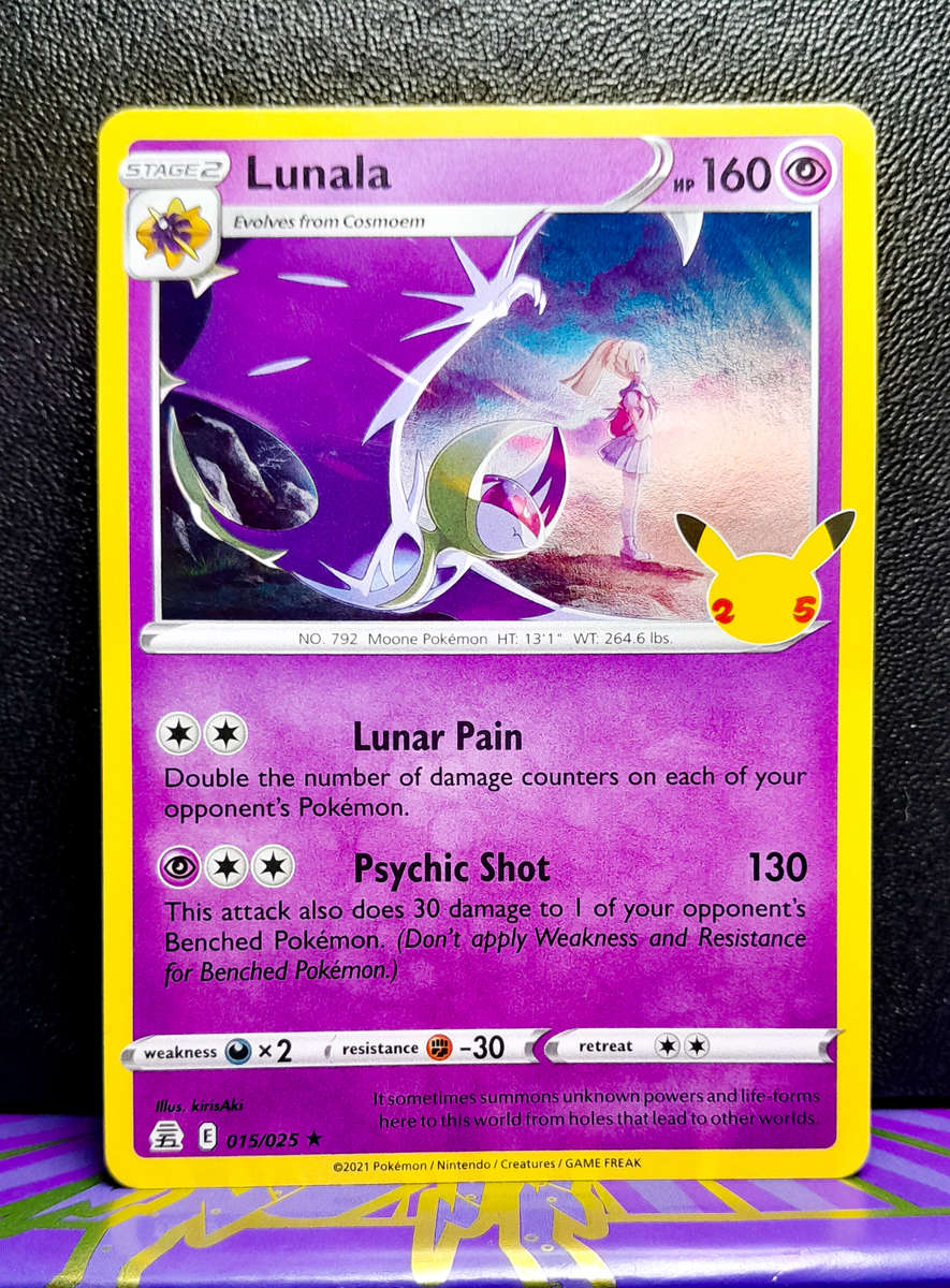 Lunala 015/025 - Holo Rare - Celebrations 25th Anniversary