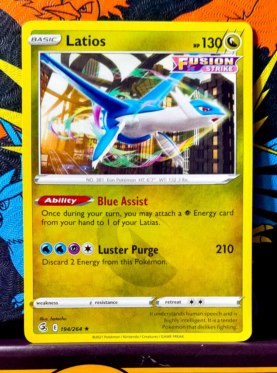Pokemon Card - Latios 194/264 - Fusion Strike