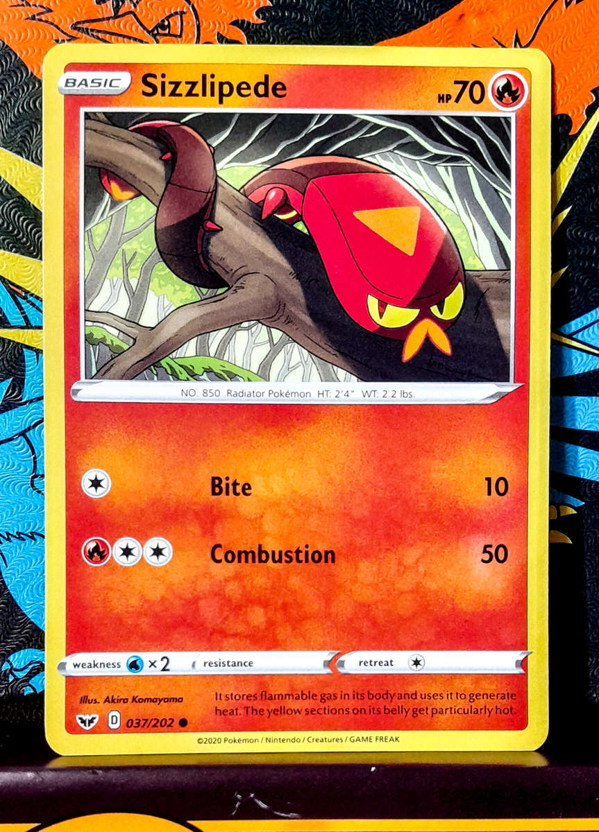 Sizzlipede 037/202 - Sword & Shield Base Set