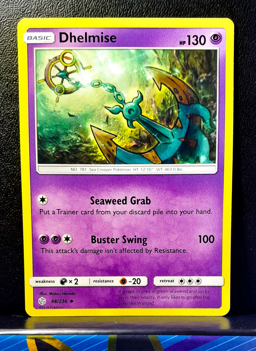 Pokemon Cards - Dhelmise 98/236 - Sun & Moon, Cosmic Eclipse