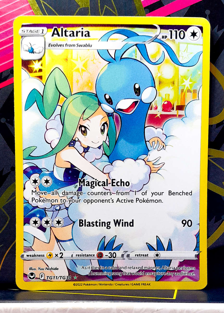 Pokemon Card - Altaria TG11/TG30 - Holofoil Illustraition Rare - Silver Tempest