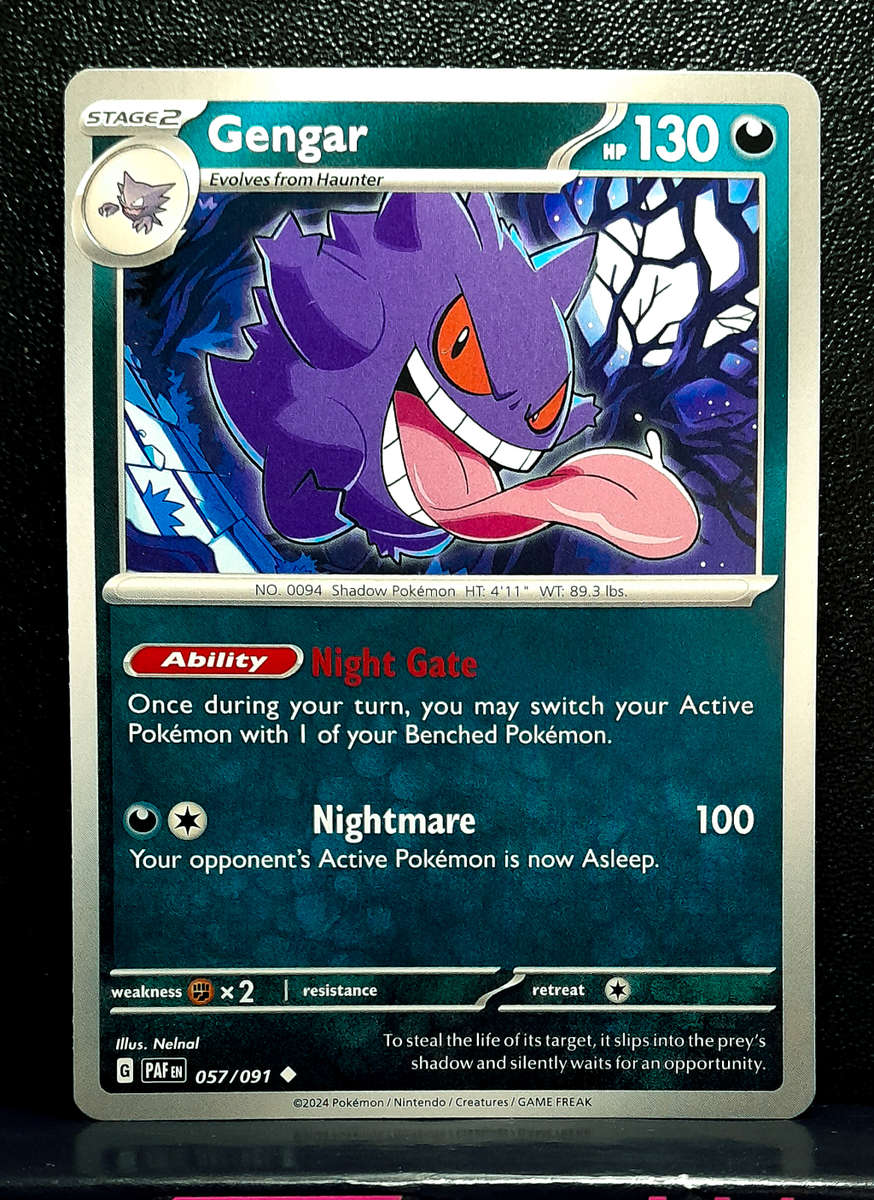Pokemon Card - Gengar 057/193 - Paldean Fates