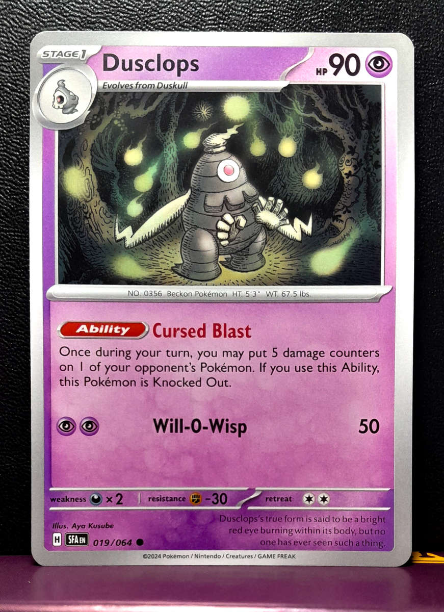 Pokemon Cards - Dusclops 019/064  - Shrouded Fable (NM)