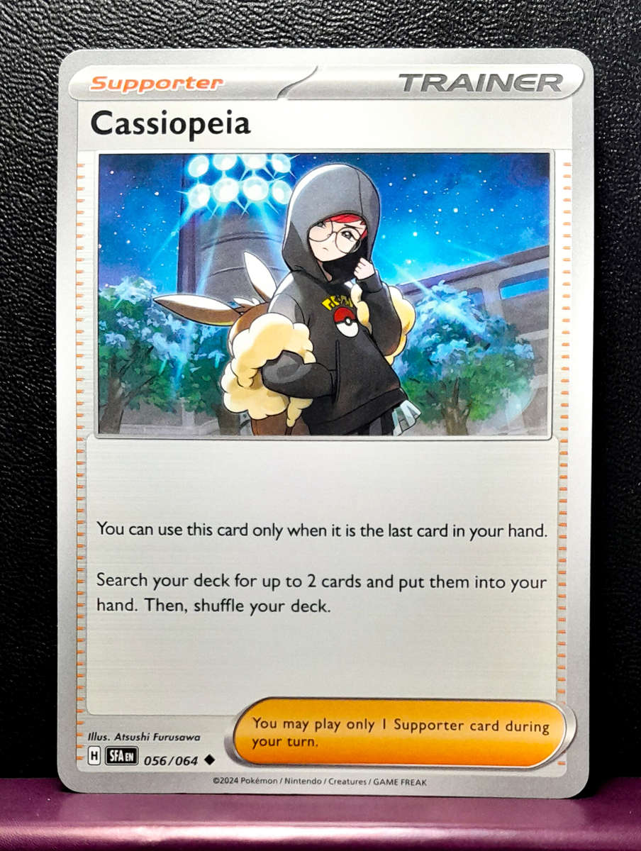 Pokemon Cards - Cassiopeia 056/064 - Supporter Trainer  - Shrouded Fable (NM)