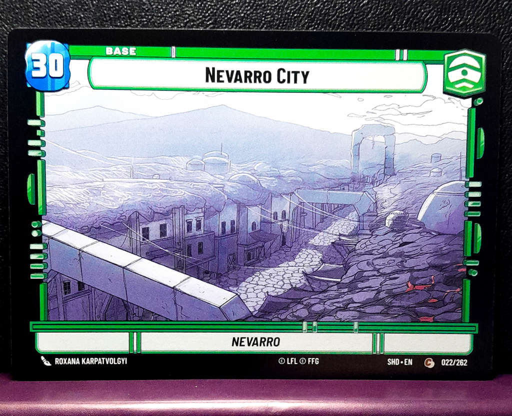 Star Wars Unlimited - Shadows of the Galaxy - Nevarro City 022/262 - NM