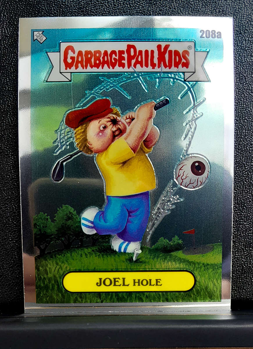 Topps Trading Card - Garbage Pail Kids - Joel Hole 208a - Chrome Foil - 2023 (NM)
