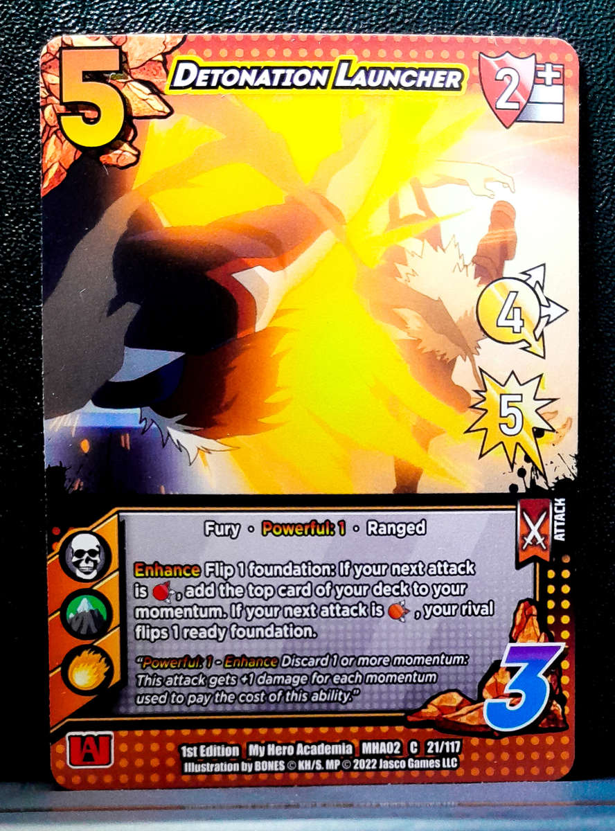 My Hero Academia CCG - 1st Edition- Universus - Detonation Launcher 21/117 - 2022 NM