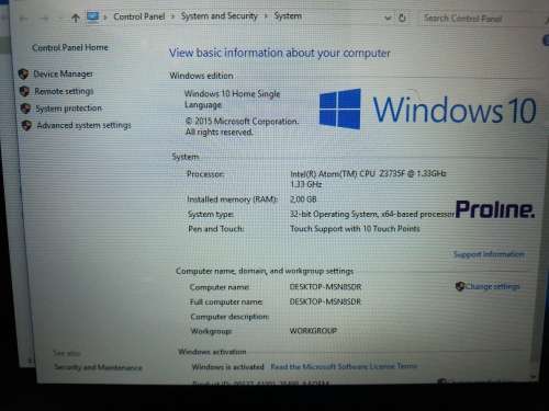 **FREE SHIPPING*Brand New Proline Gemini Mini Laptop 3G, touch screen, windows 10, lots of extras***