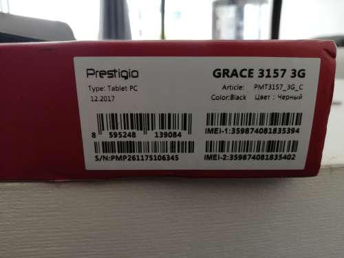***BRAND NEW PRESTIGIO GRACE 3157 3G TABLET Plus 32GB Memory Card**R99 FRIEGHT***