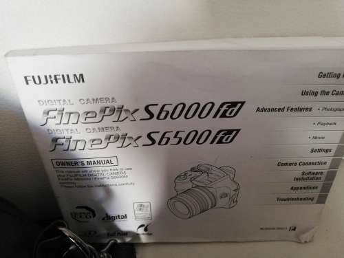 ***FUJIFILM FINEPIX S6500FD DIGITAL CAMERA ,BAG, MEMORY CARD  AND DATA CABLE AND MANUAL***