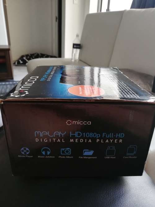 ***LATE ENTRY**BRAND NEW MICCA MPLAY HD1080P DIGITAL MEDIA PLAYER**USB, HDMI**