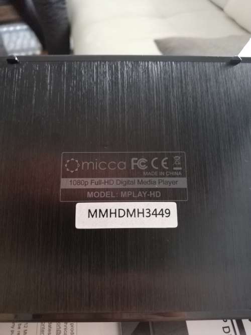 ***LATE ENTRY**BRAND NEW MICCA MPLAY HD1080P DIGITAL MEDIA PLAYER**USB, HDMI**