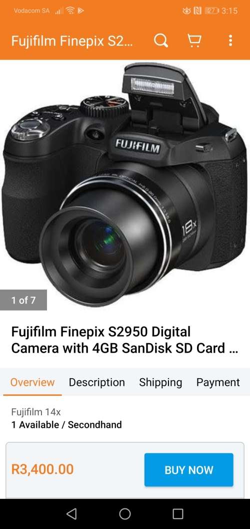 ***FUJIFILM FINEPIX S2950, LIKE NEW CONDITION, WITH 8GB MEMORY CARD**R99 POST**