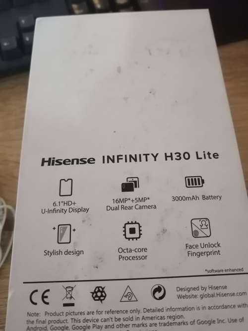 **LATE ENTRY**BRAND NEW HI SENSE INFINITY H30 LITE **TOUCH SCREEN NOT WORKING**R5000