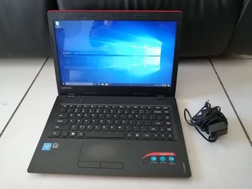 **RED LENOVO IDEAPAD 100S-141BE LAPTOP. THIN AND LIGHT , OVER 9HR BATTERY LIIFE ***