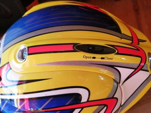 ***NITRO N1200 VX FULL FACE HELMET WITH MIRROR TINT VISOR, LIKE NEW SIZE MEDIUM******